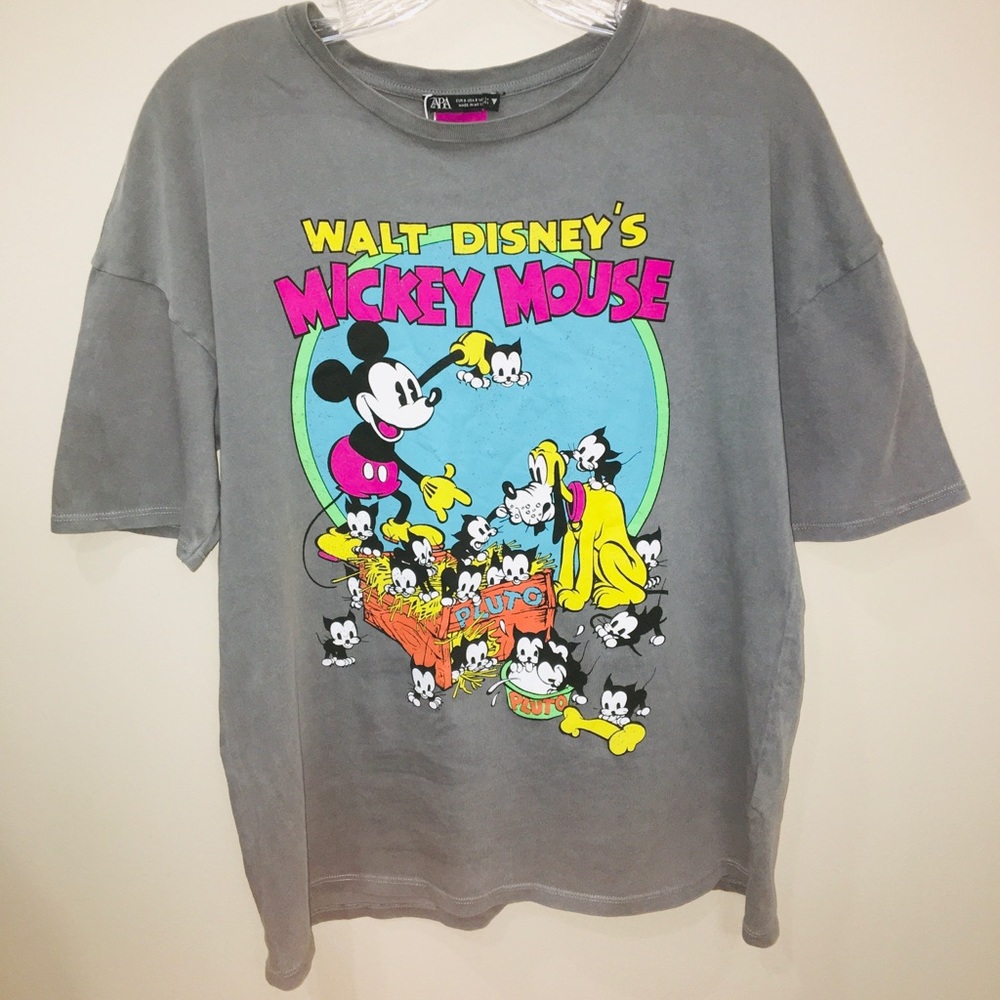 Zara Graphic Mickey Mouse Tee